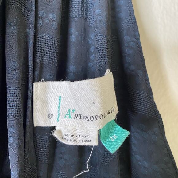 Anthropologie Lavinia Keyhole Tank‎ Top Blouse Small Black plus size  Halter 3x - Picture 5 of 7